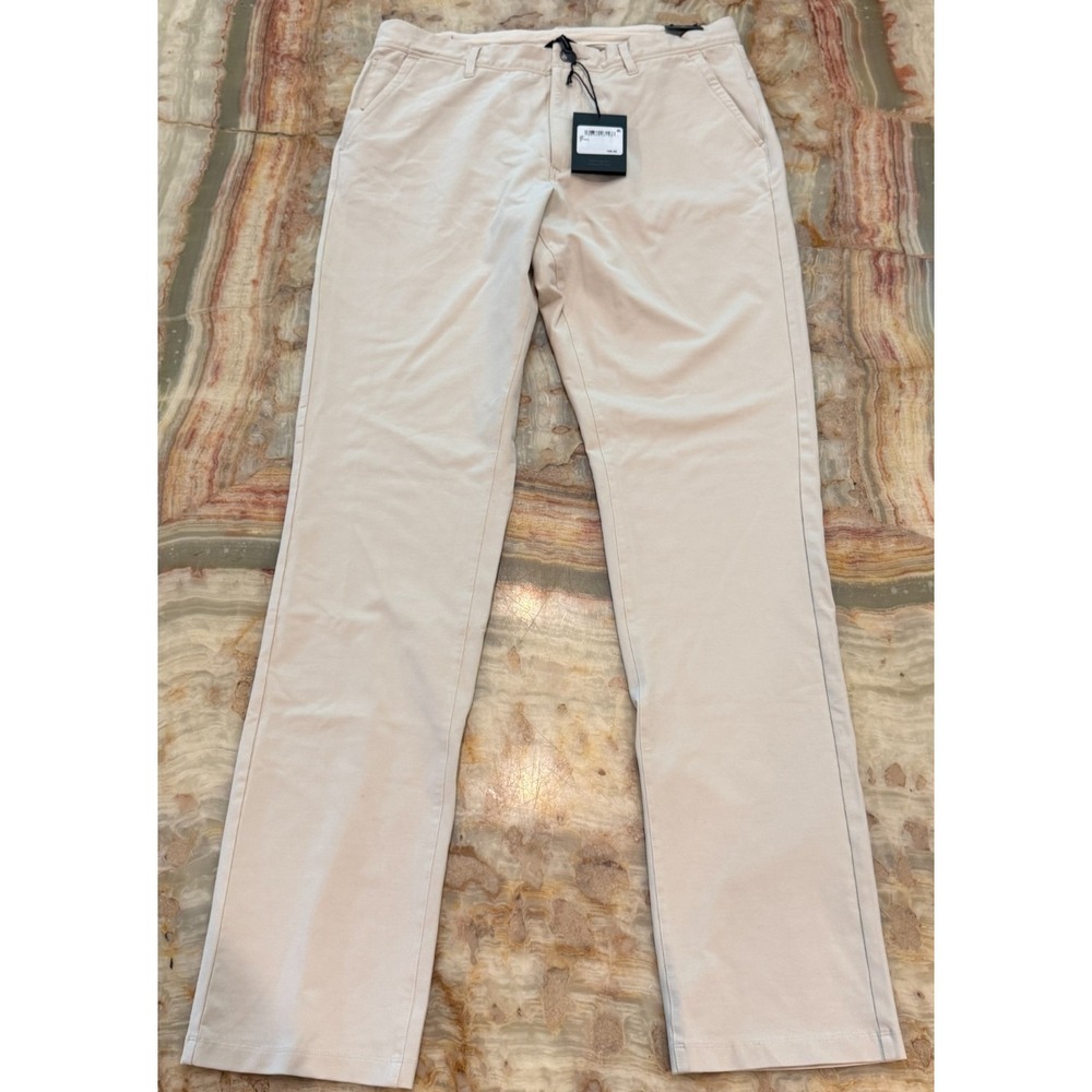 NWT Good Man‎ Brand Mens Flex Pro Jersey Forward 5 Pocket Pants Oatmeal Size 34